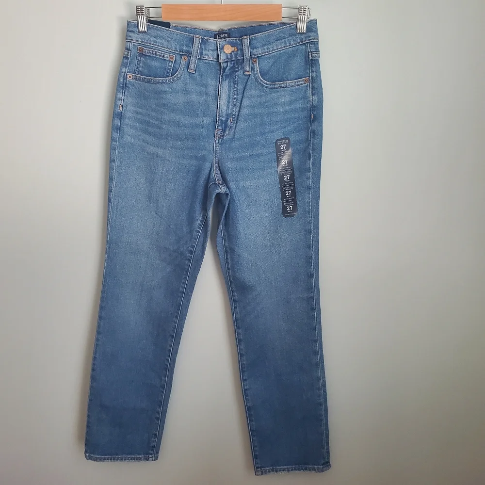 J.Crew Essential Straight Jeans Denim Women’s Size 27 NWT